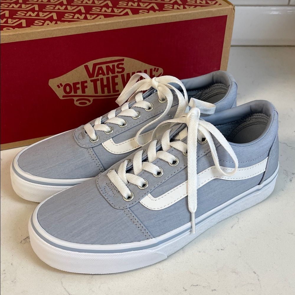 Vans (WMNS) Ward 'Chambray - Zen Blue' Sneakers VN0A3IUNXY1 Size 7.5